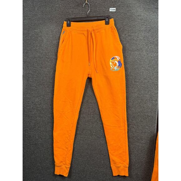 Billionaire Boys Club Hoodie Sweatpants Set Mens Small Orange Astronaut Logo - Picture 8 of 15